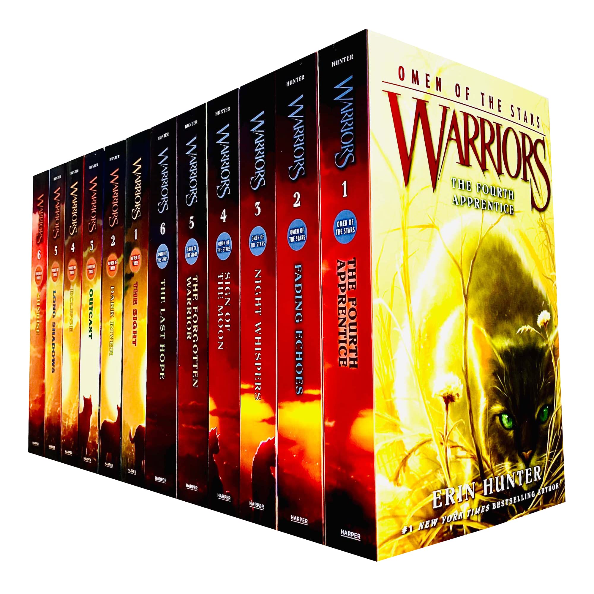 Warrior Cats Volume 13 to 24 Books Collection Set (The Complete